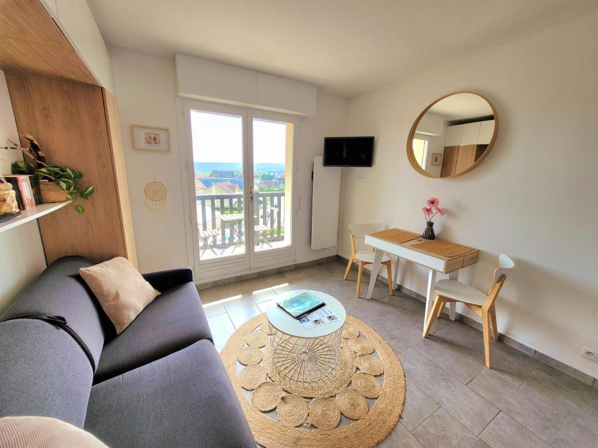 M2M Studio Magnifique Vue Mer - Avec Balcon - Les Pieds Dans L Eau! Blonville-sur-Mer Exterior photo