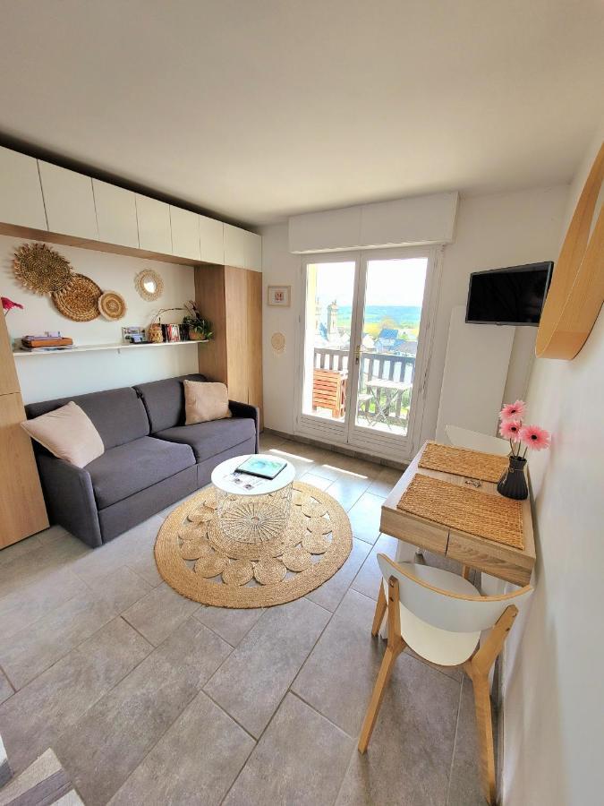 M2M Studio Magnifique Vue Mer - Avec Balcon - Les Pieds Dans L Eau! Blonville-sur-Mer Exterior photo