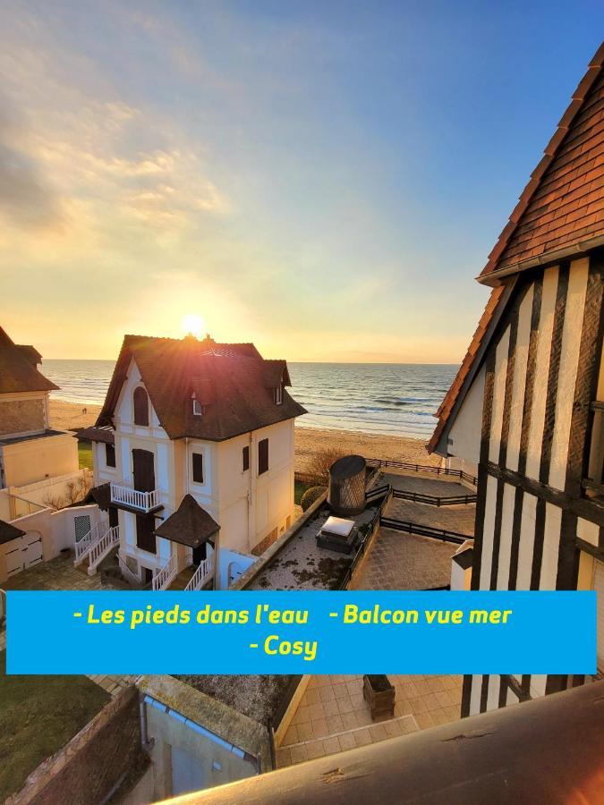 M2M Studio Magnifique Vue Mer - Avec Balcon - Les Pieds Dans L Eau! Blonville-sur-Mer Exterior photo